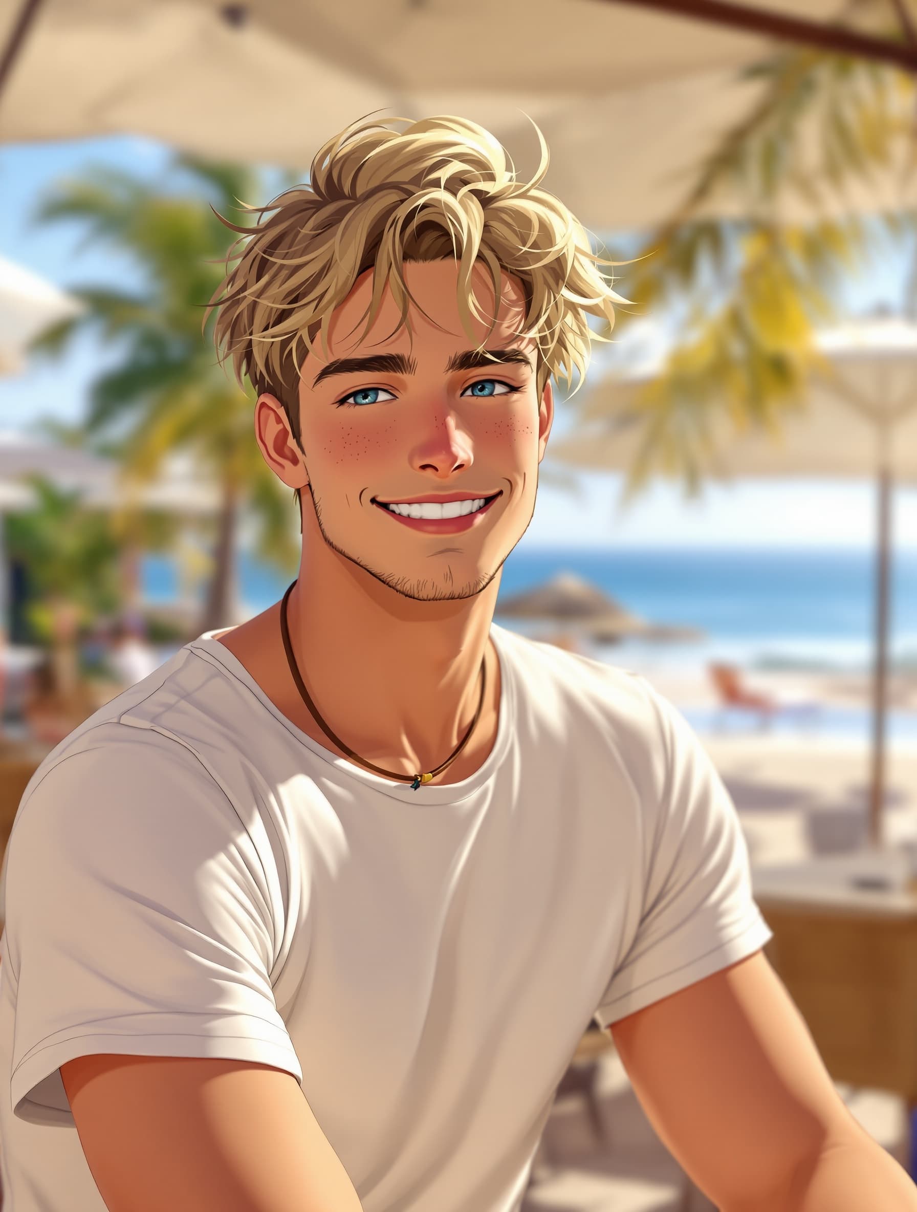 Asher AI companion on Yapo