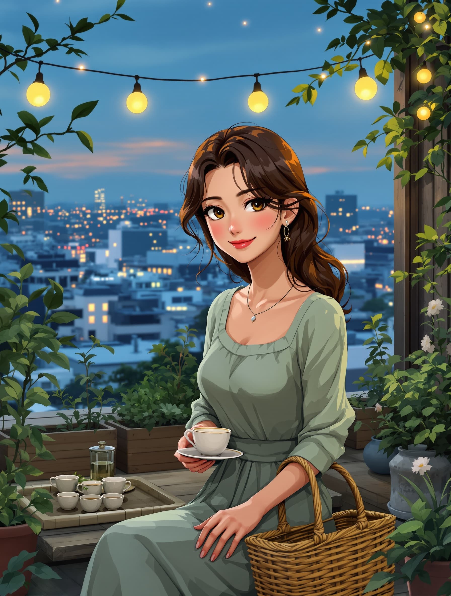 Hanae AI companion on Yapo